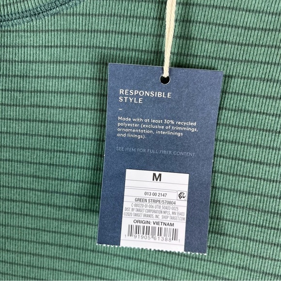 STRANGER THINGS Green Striped Long Sleeve Thermal Top M ASO Max Mayfield - Picture 7 of 13